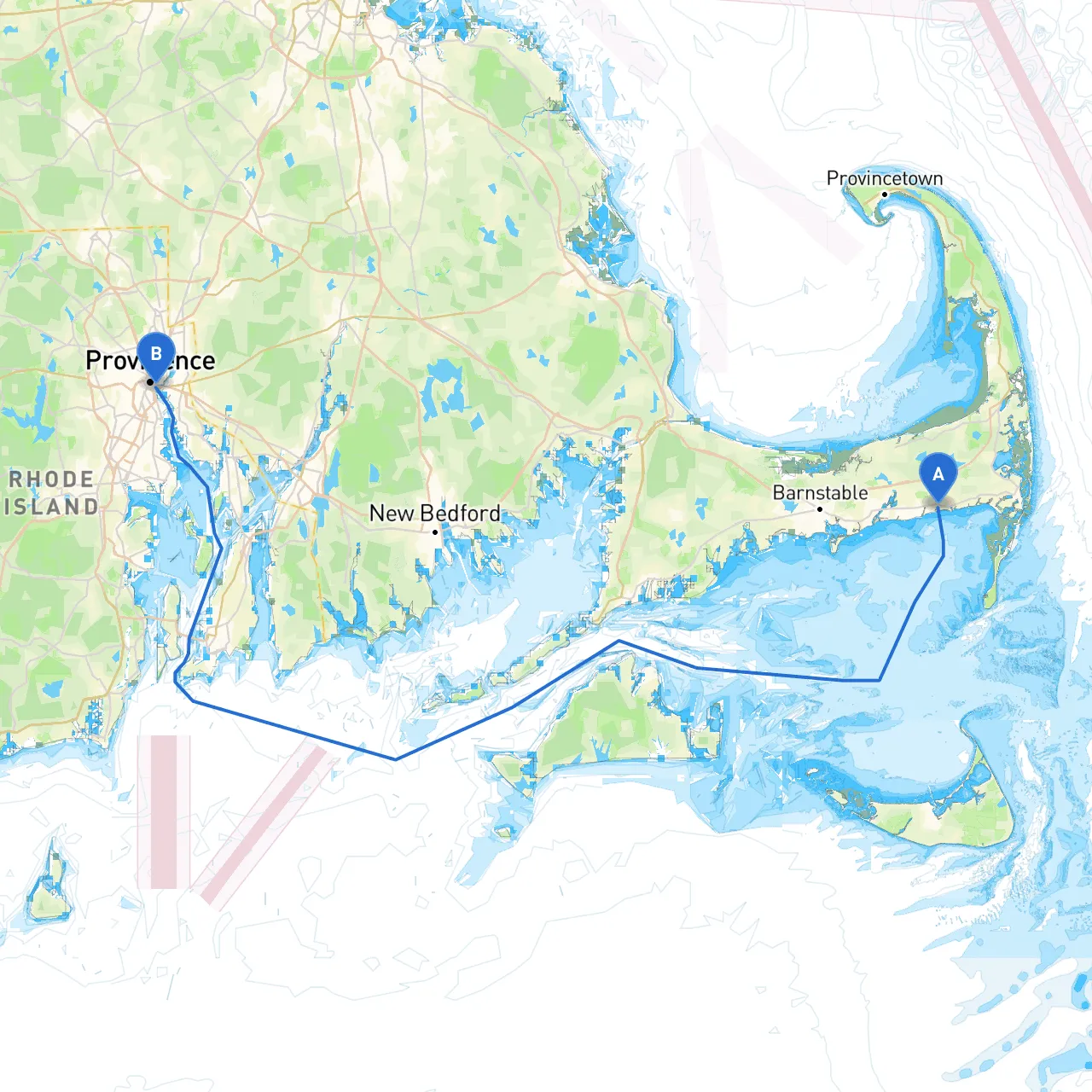 Harwich to Providence