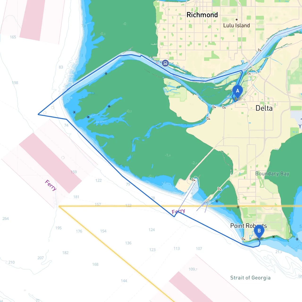 Ladner to Point Roberts