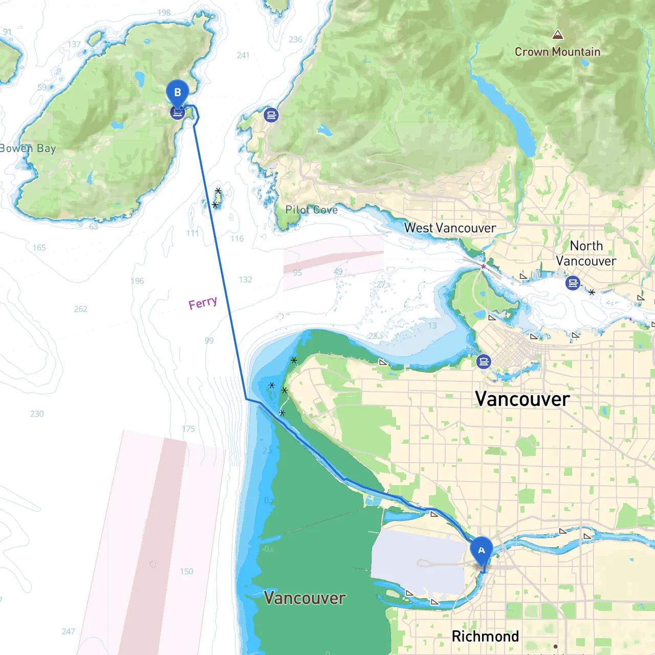 Richmond to Bowen Island
