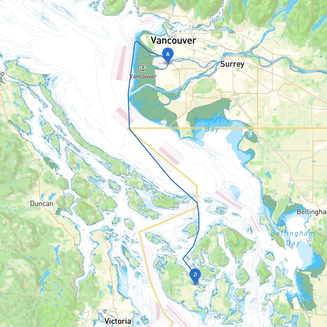 Richmond to Friday Harbor