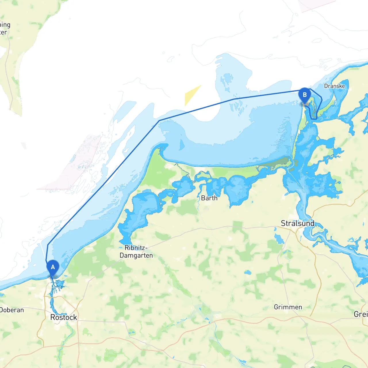 Rostock to Hiddensee