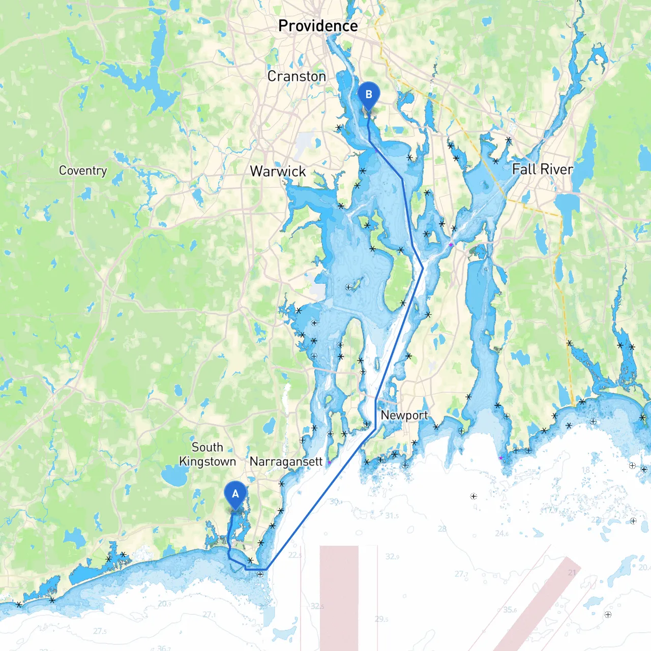 South Kingstown to East Providence