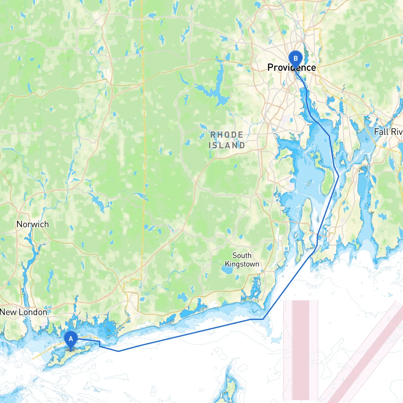Town of Southold to Providence
