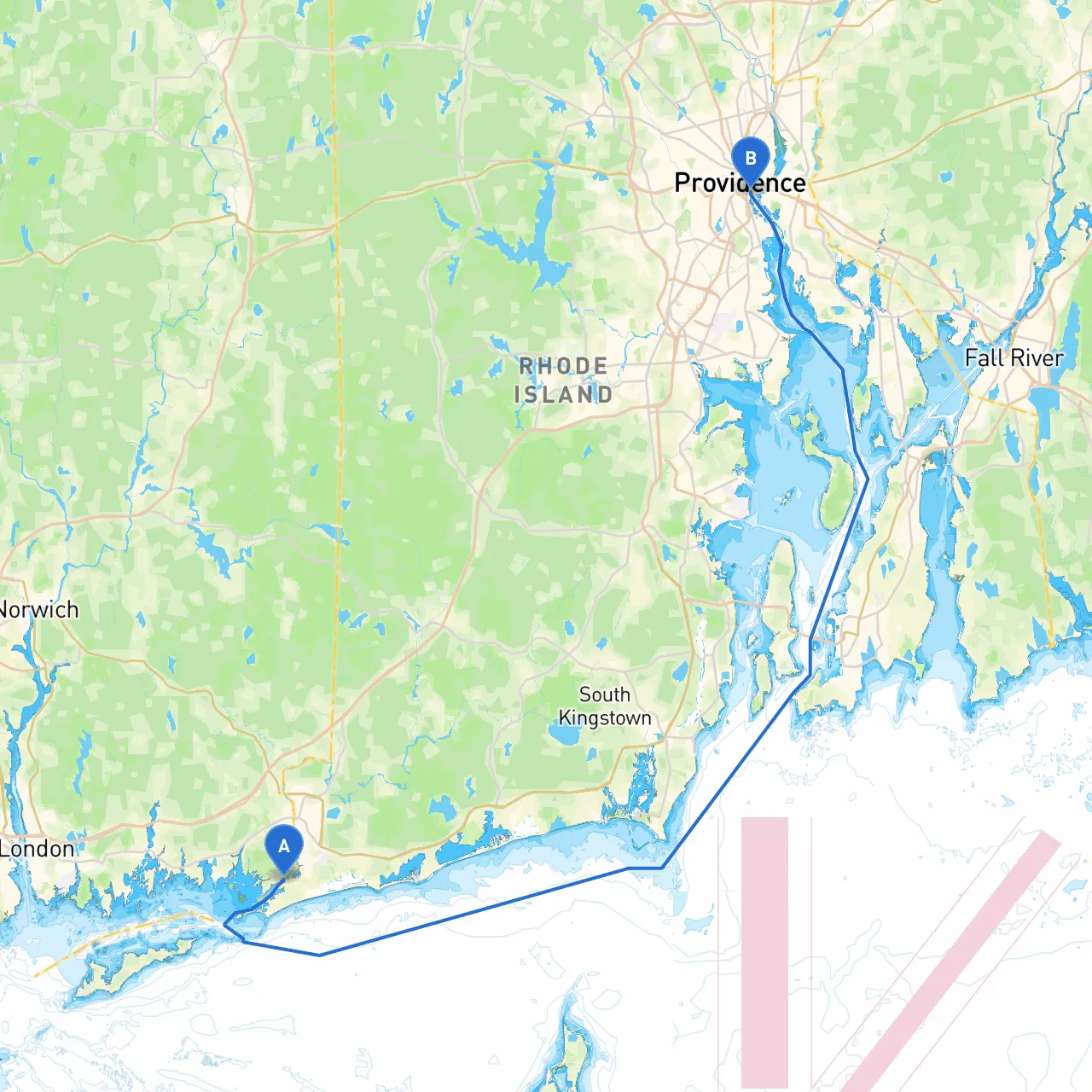 Pawcatuck to Providence