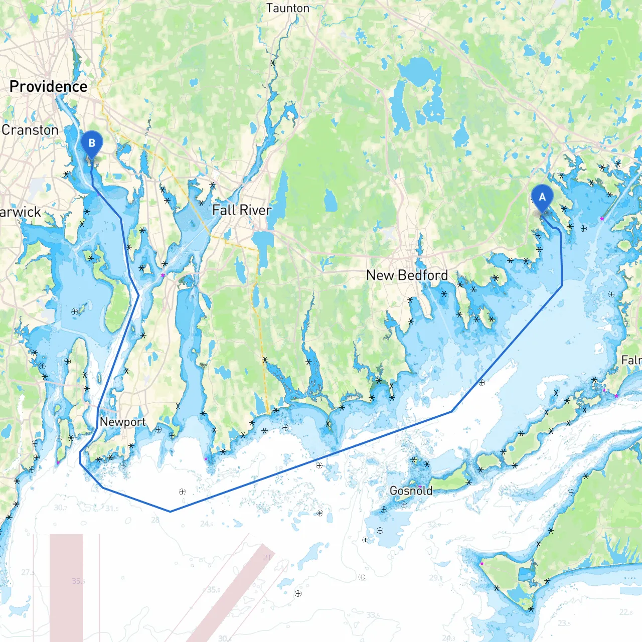 Marion to East Providence