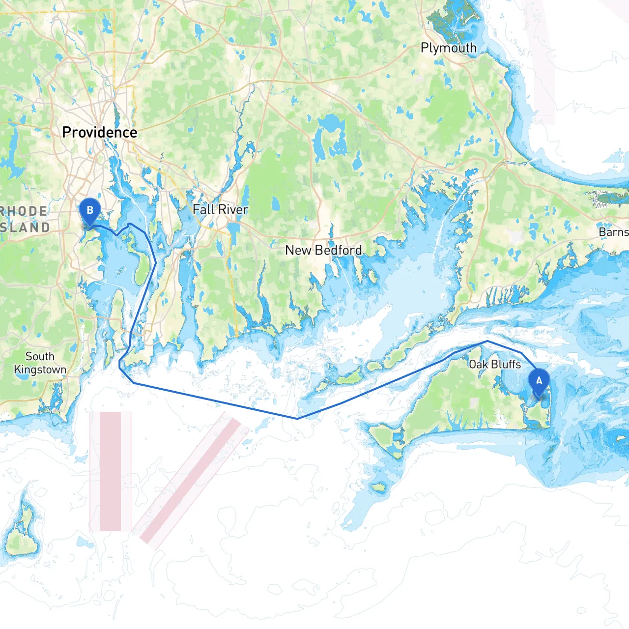 Edgartown to Warwick