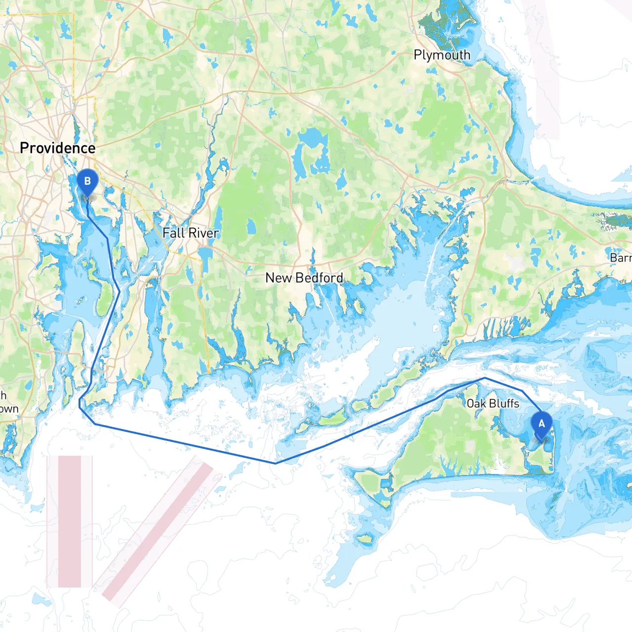 Edgartown to East Providence