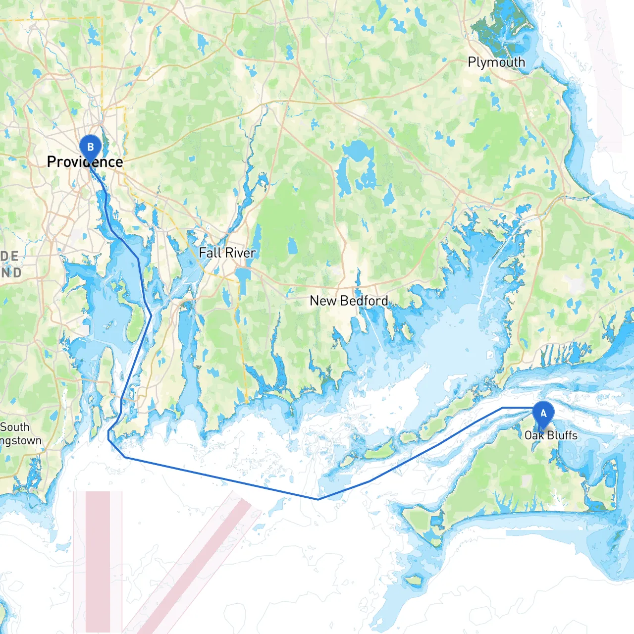 Oak Bluffs to Providence