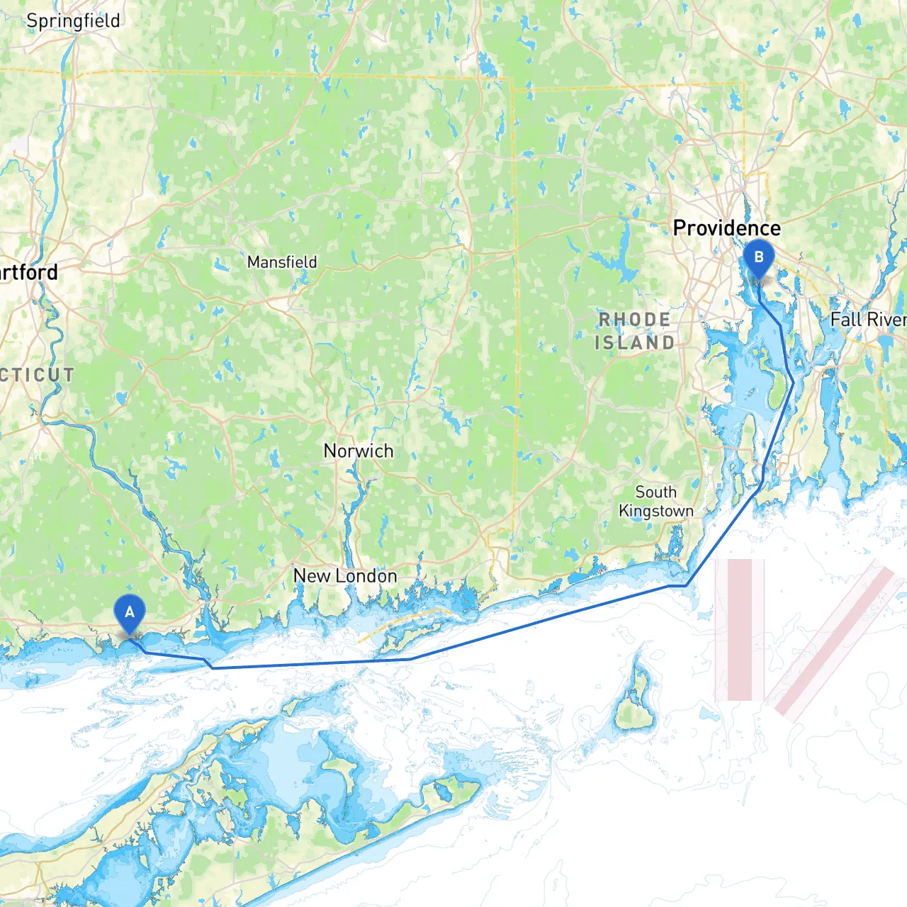 Clinton to East Providence