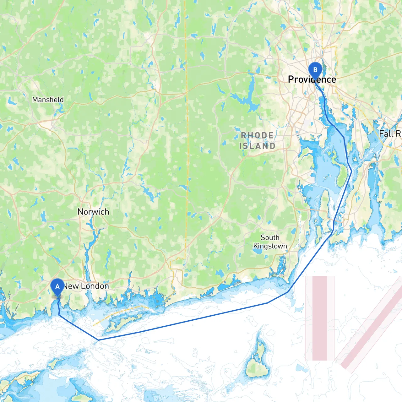 Niantic to Providence