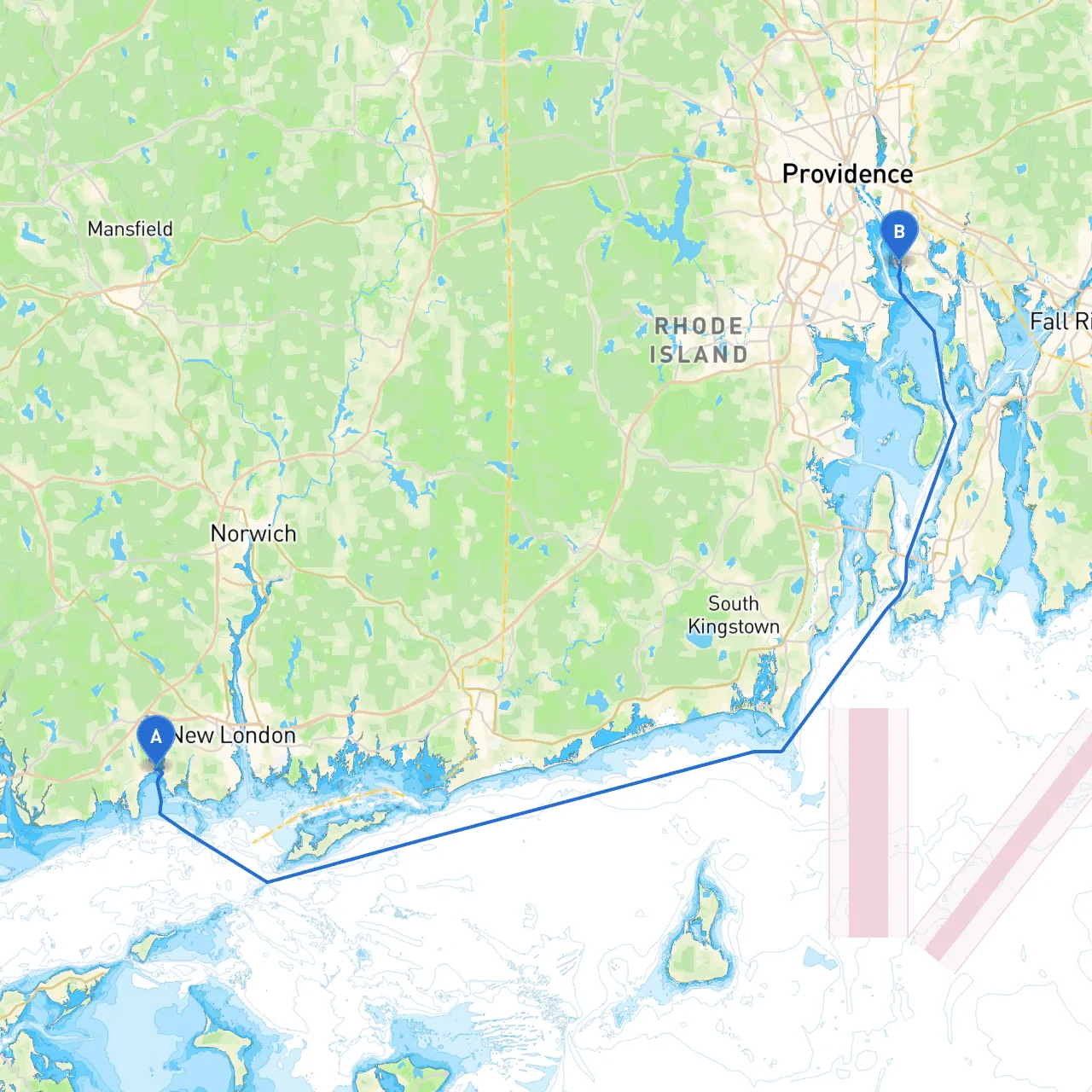 Niantic to East Providence