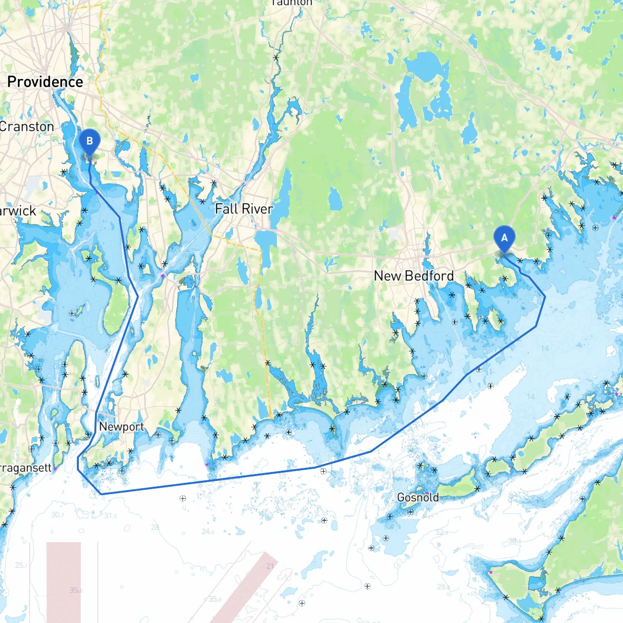 Mattapoisett to East Providence