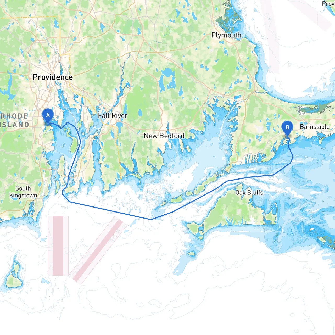 Warwick to Osterville