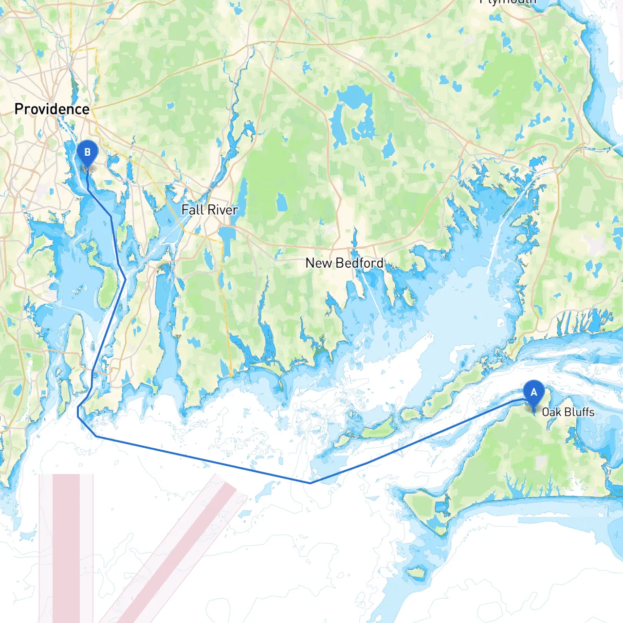 Tisbury to East Providence