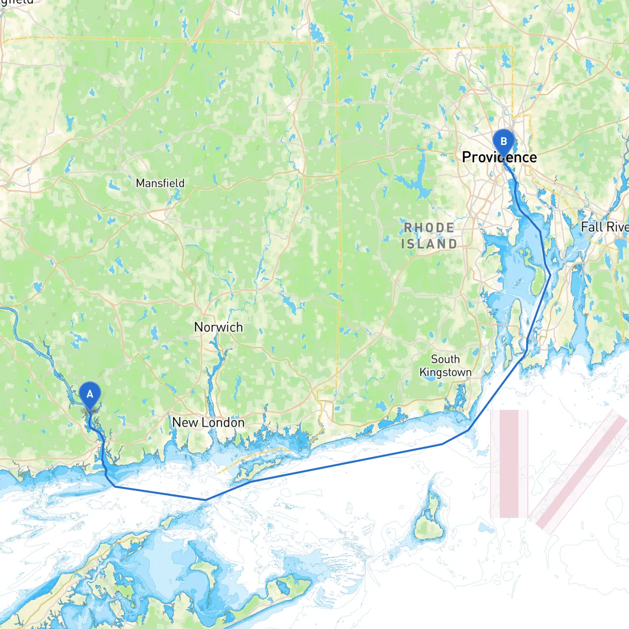 Essex to Providence