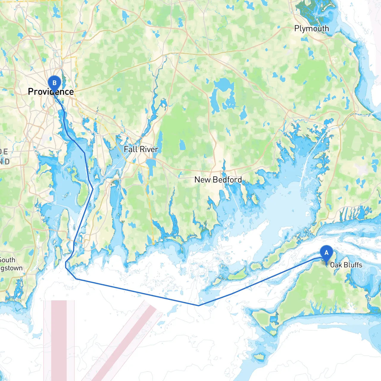 Tisbury to Providence