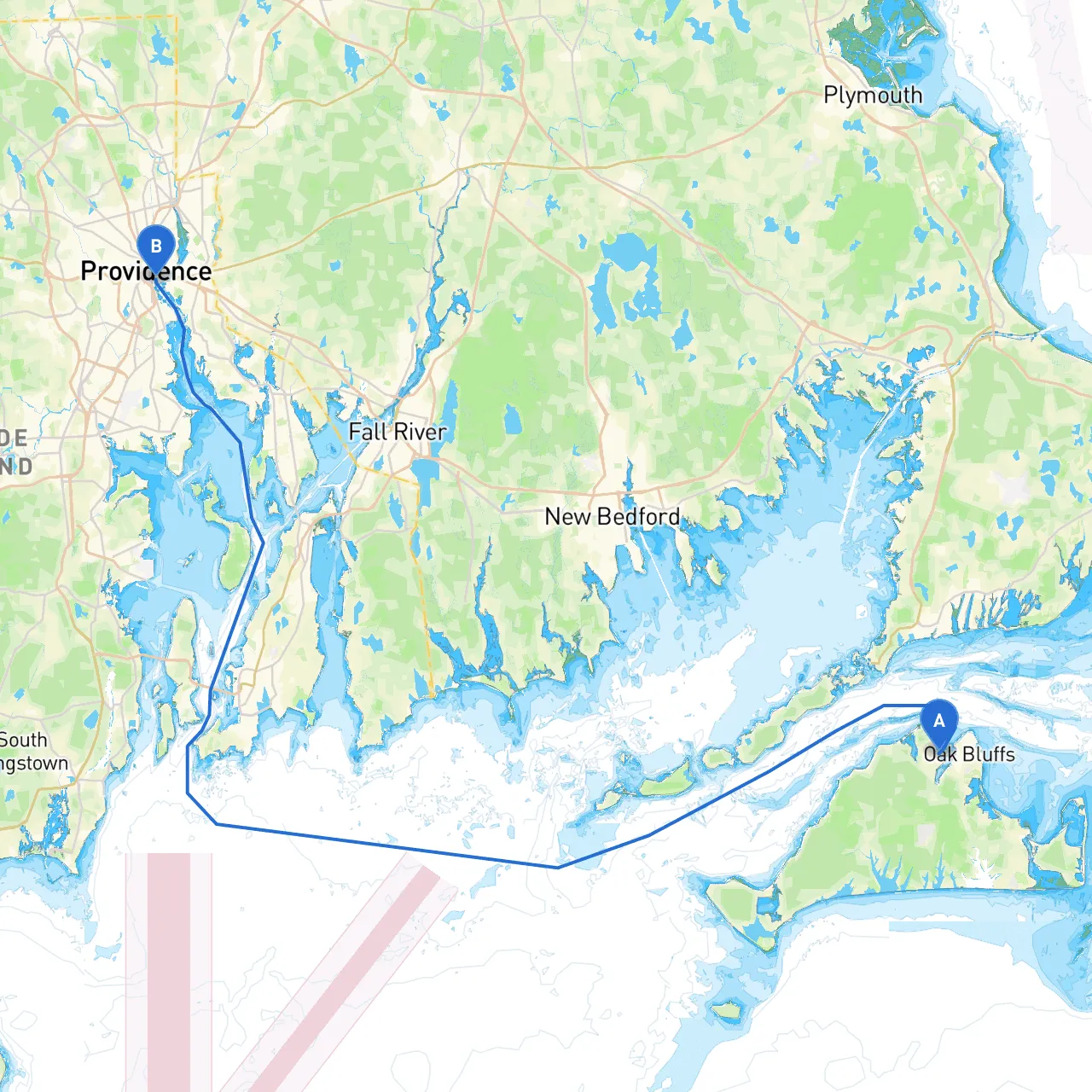 Vineyard Haven to Providence
