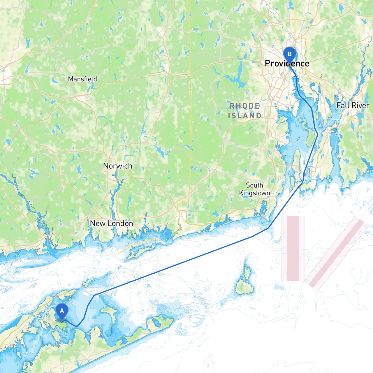 Town of Shelter Island to Providence