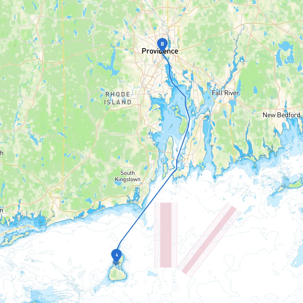 New Shoreham to Providence