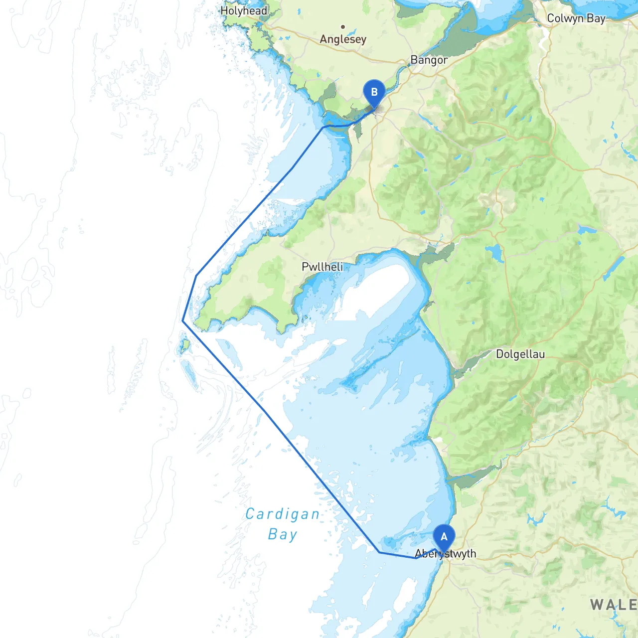 Aberystwyth to Caernarfon