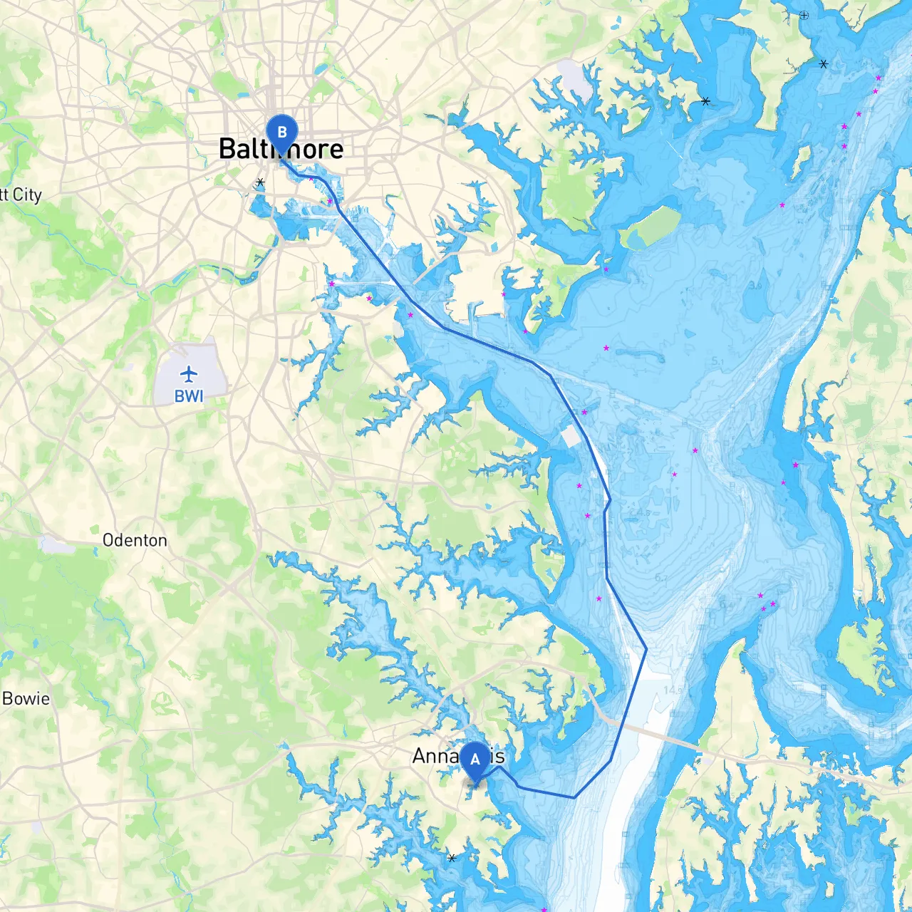 Annapolis to Baltimore