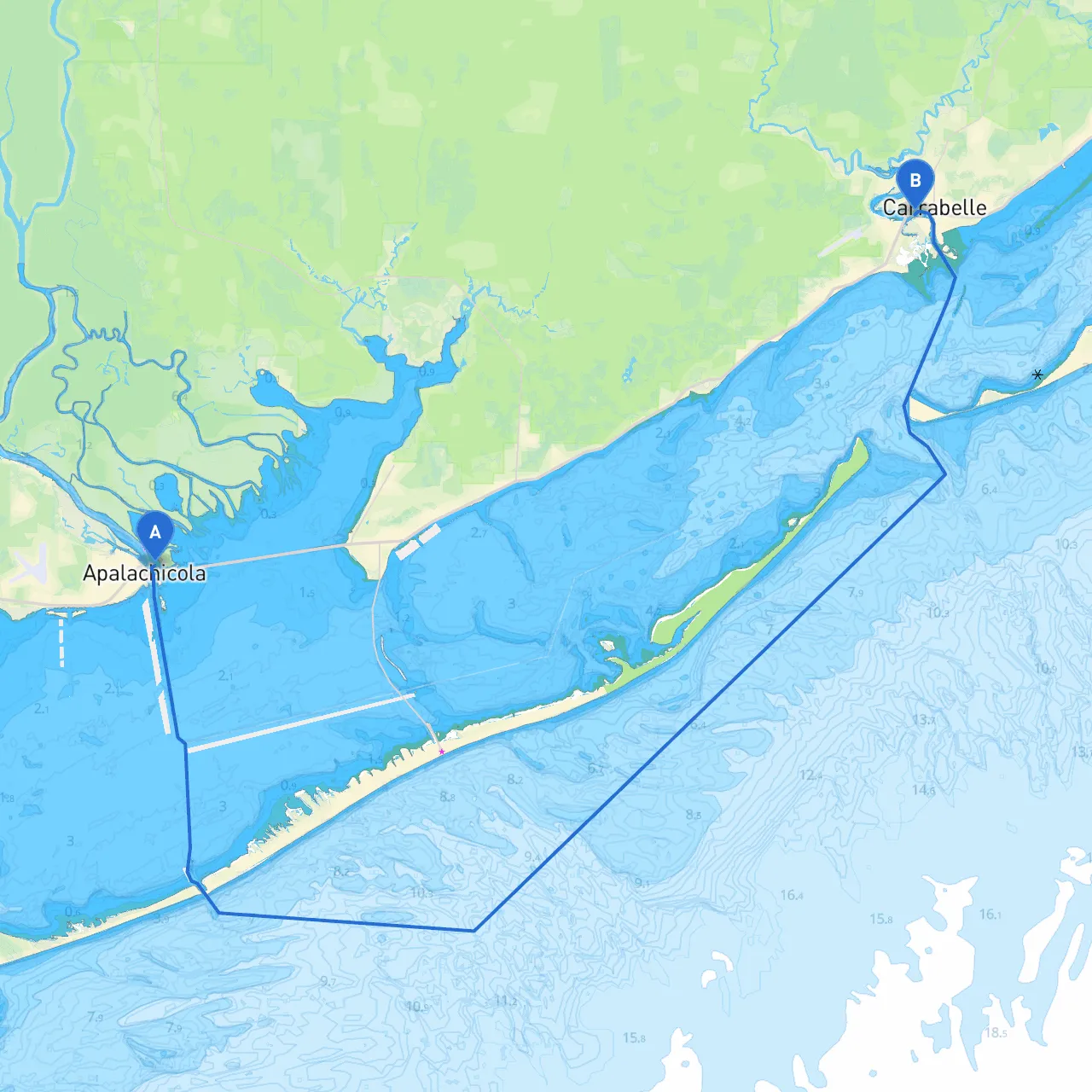 Apalachicola to Carrabelle