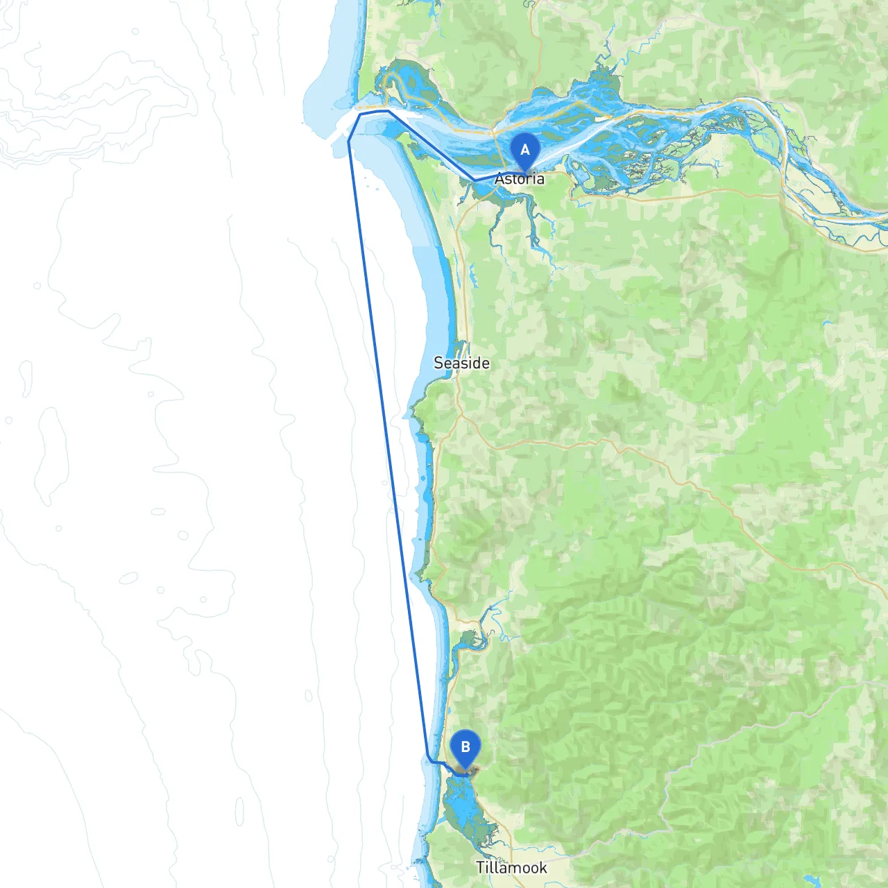 Astoria to Garibaldi