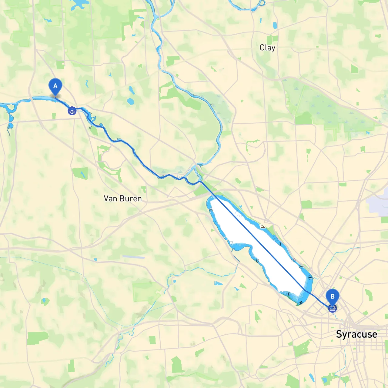 Baldwinsville to Syracuse