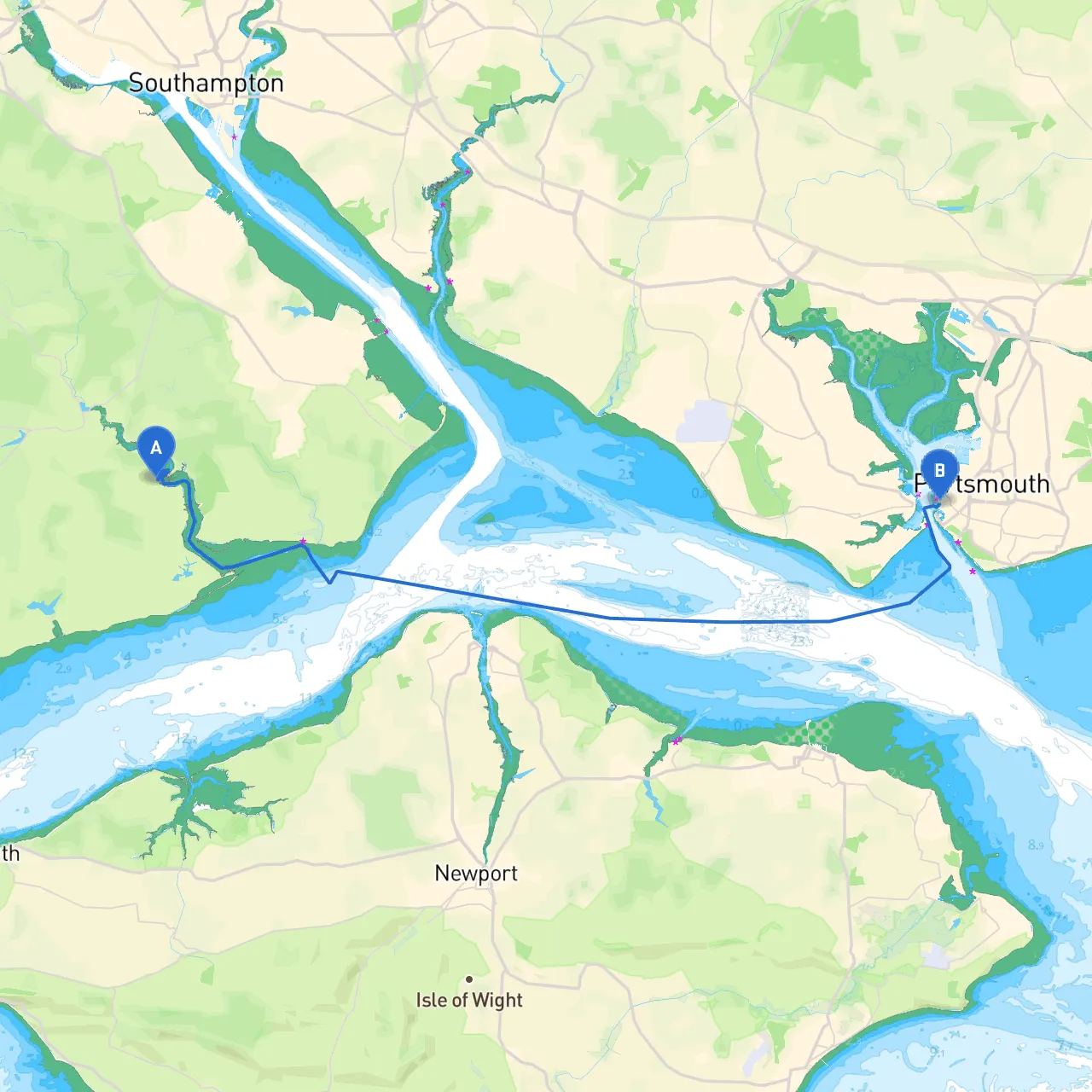 Beaulieu to Portsmouth