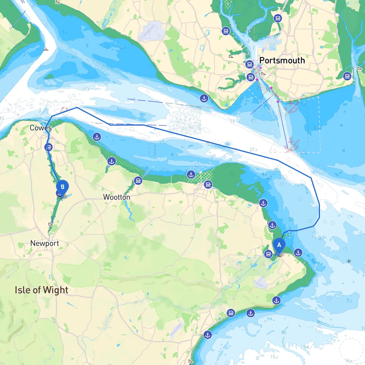 Bembridge to Newport
