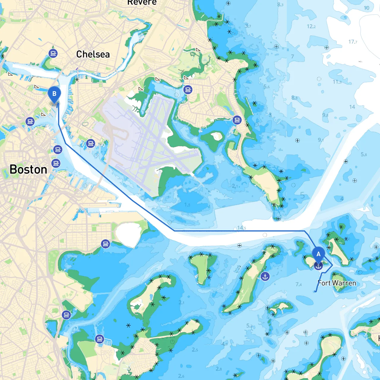 Boston to Charlestown