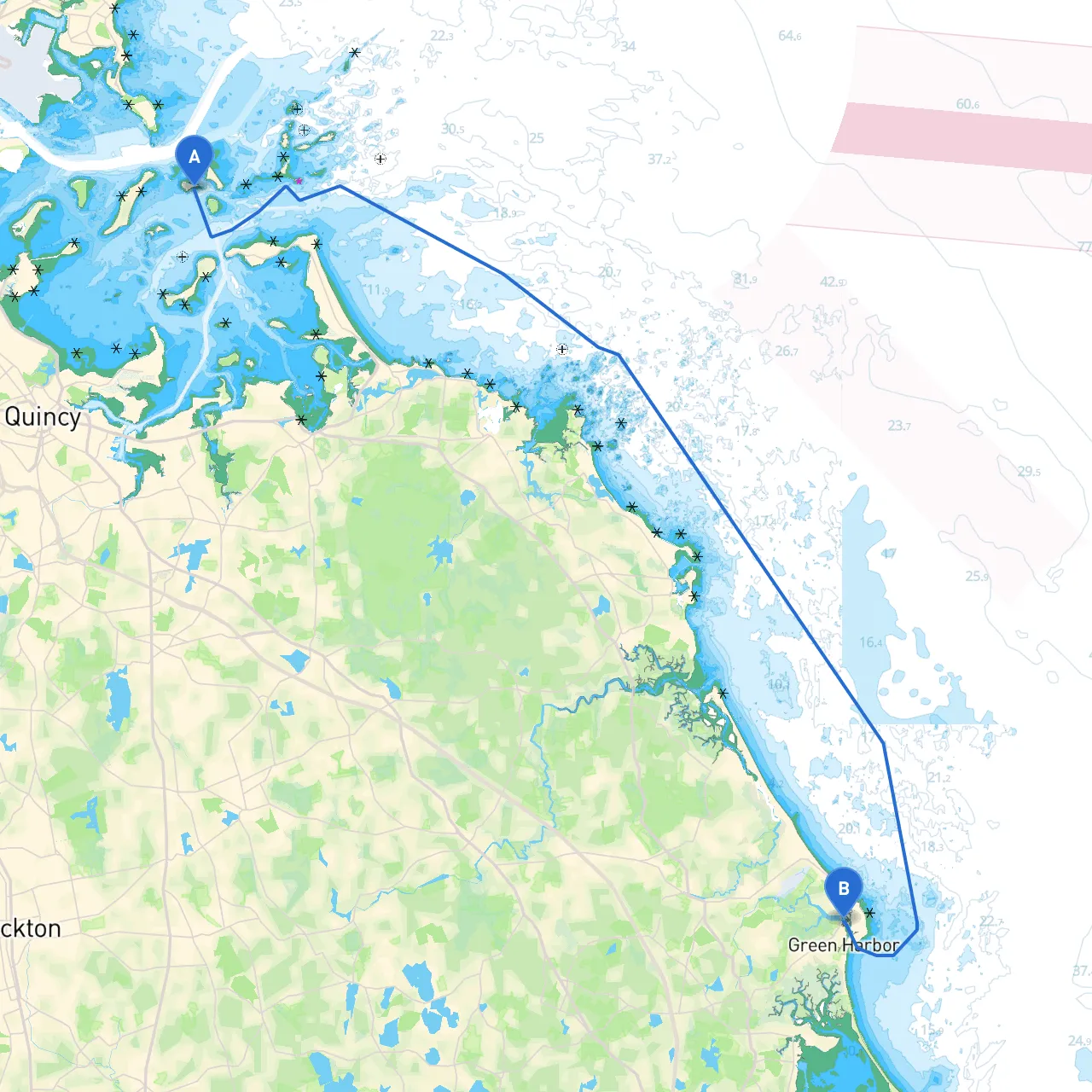 Boston to Marshfield