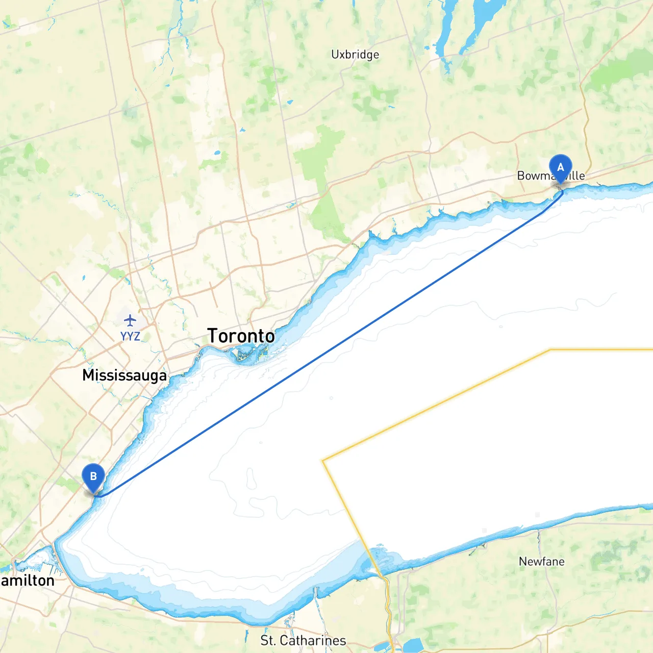 Bowmanville to Oakville