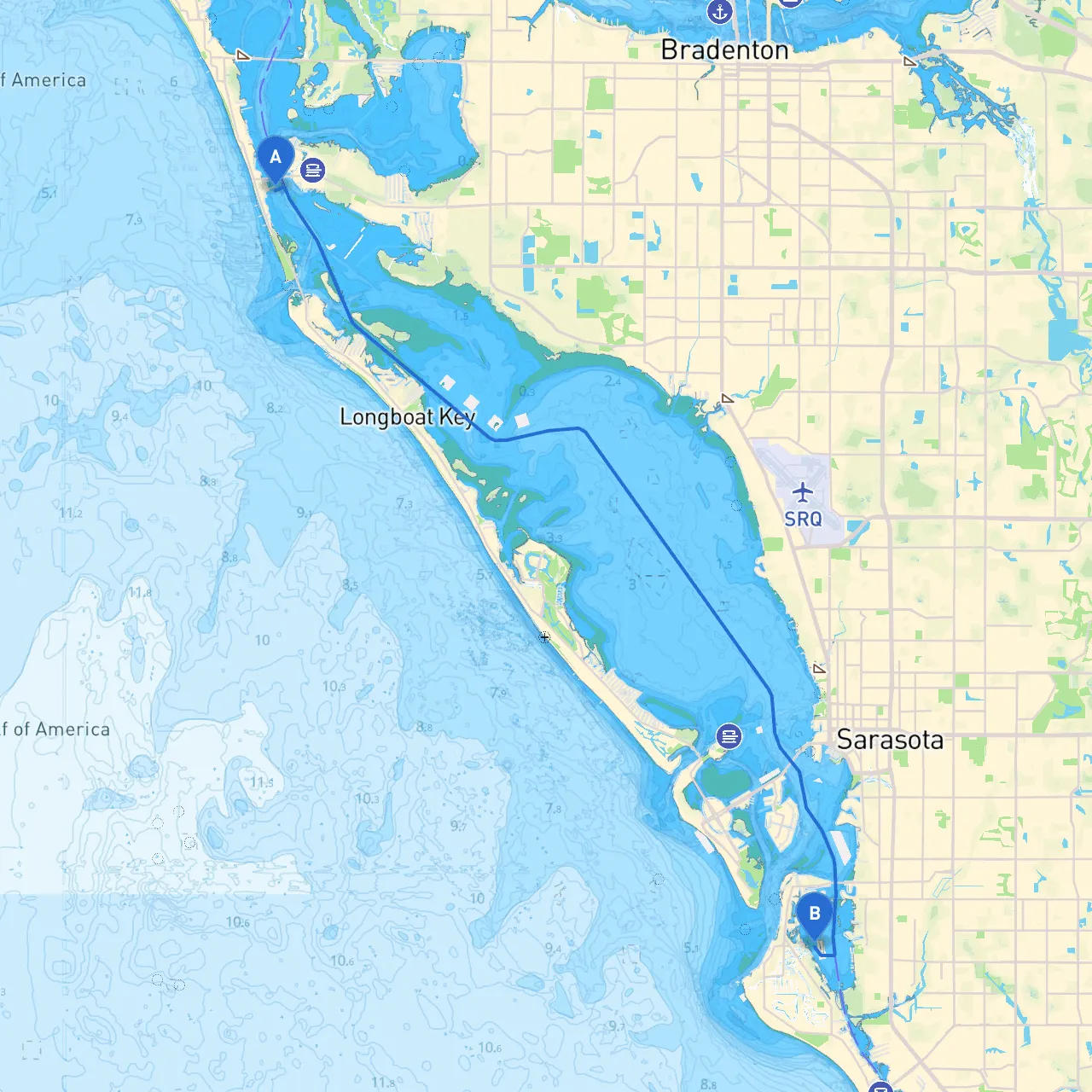 Bradenton Beach to Siesta Key