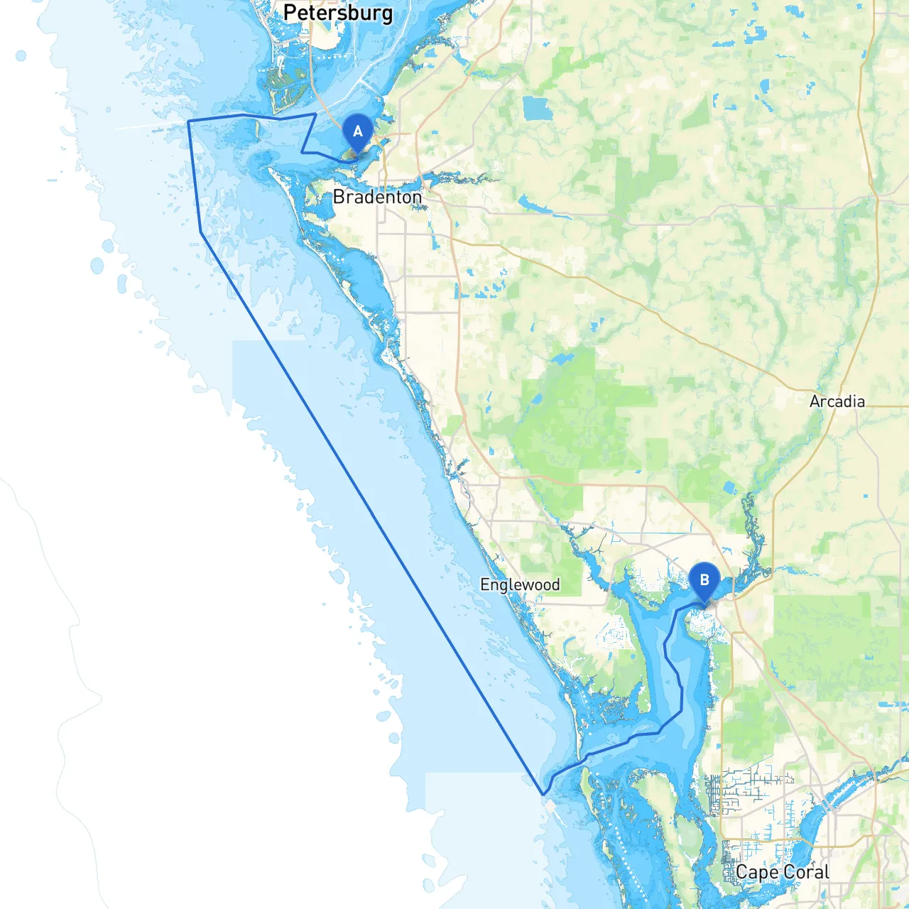 Bradenton to Punta Gorda