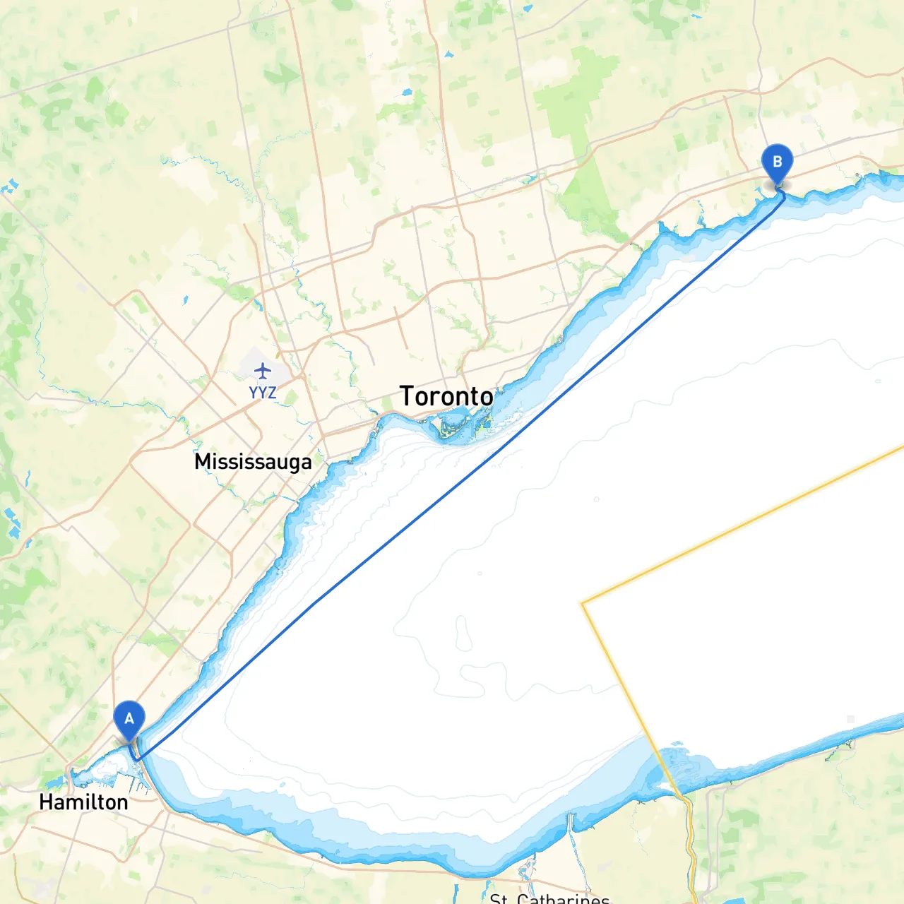 Burlington to Whitby