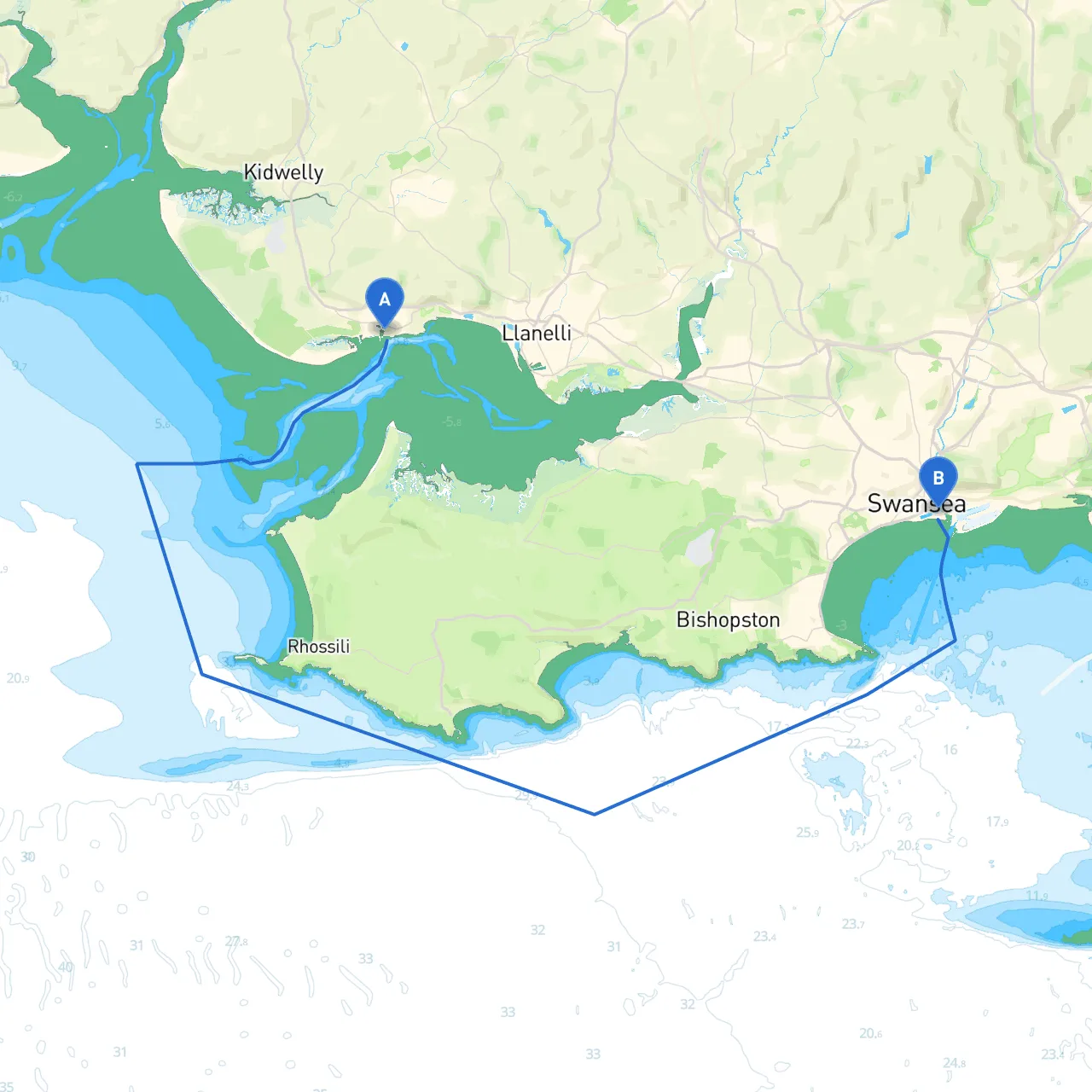 Burry Port to Swansea