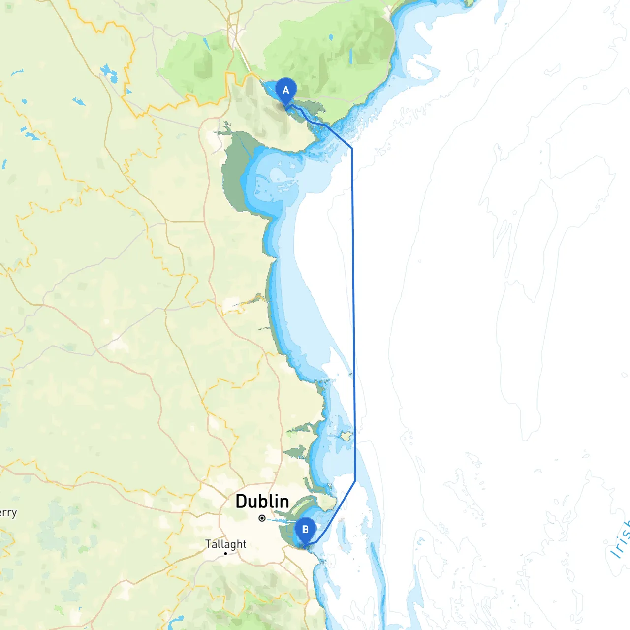 Carlingford to Dublin