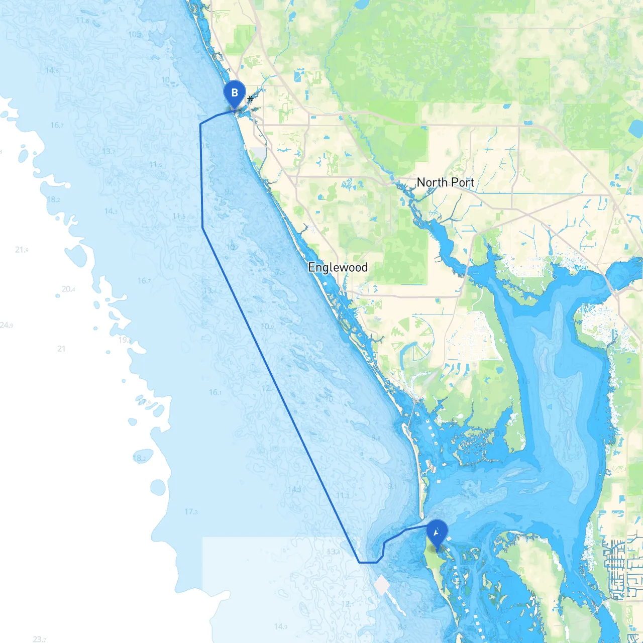 Cayo Costa to Venice