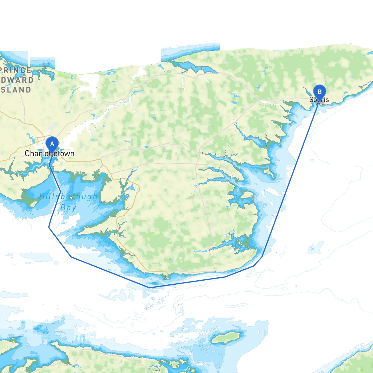 Charlottetown to Souris
