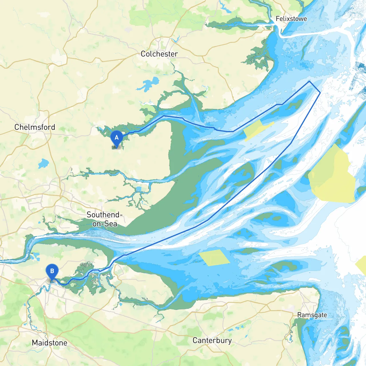 Chelmsford to Chatham