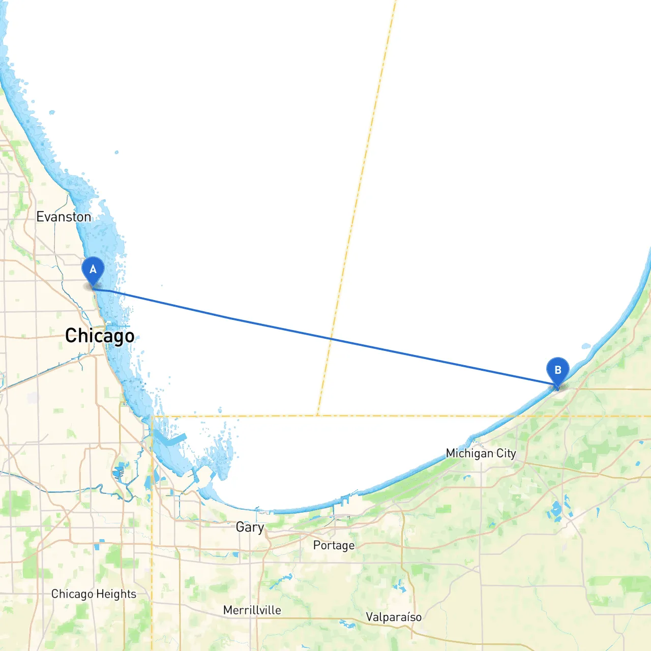 Chicago to New Buffalo