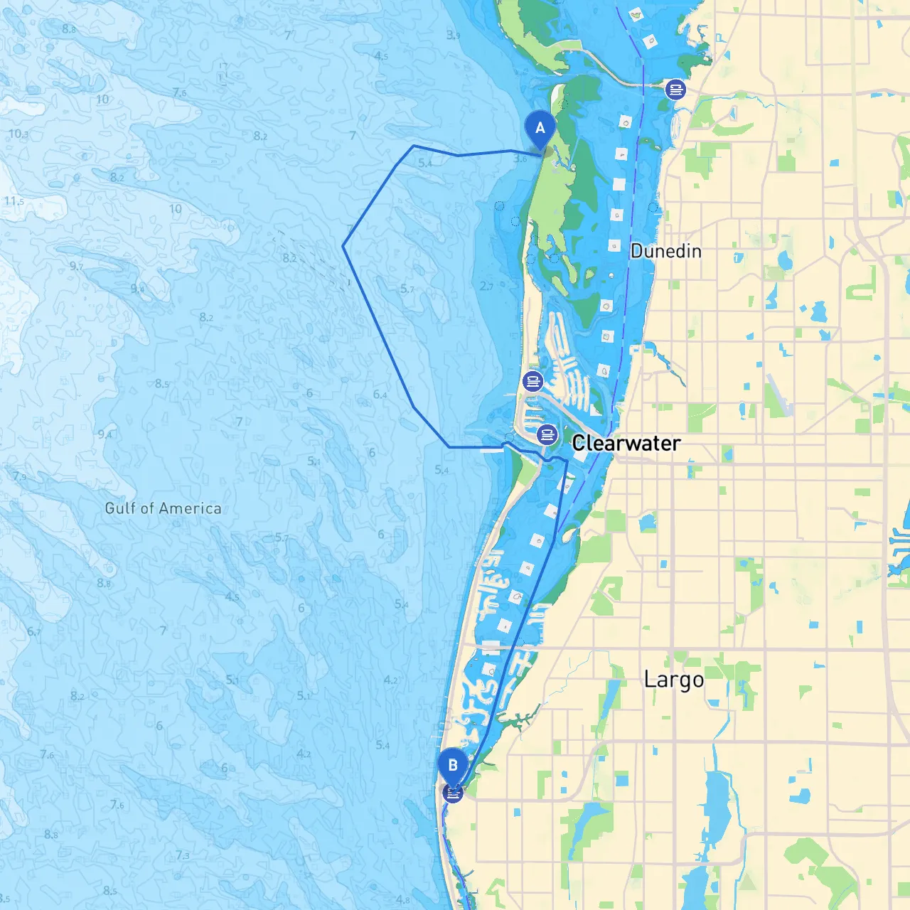 Clearwater to Indian Rocks Beach