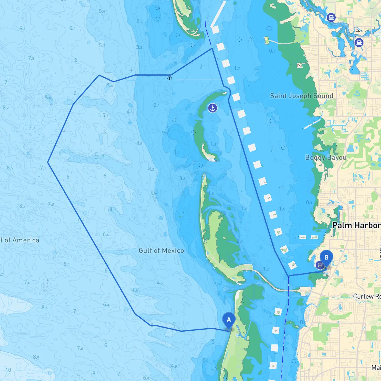 Clearwater to Palm Harbor