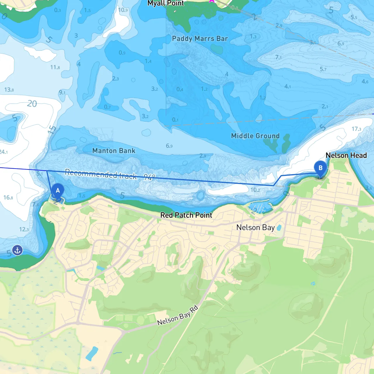 Corlette to Nelson Bay