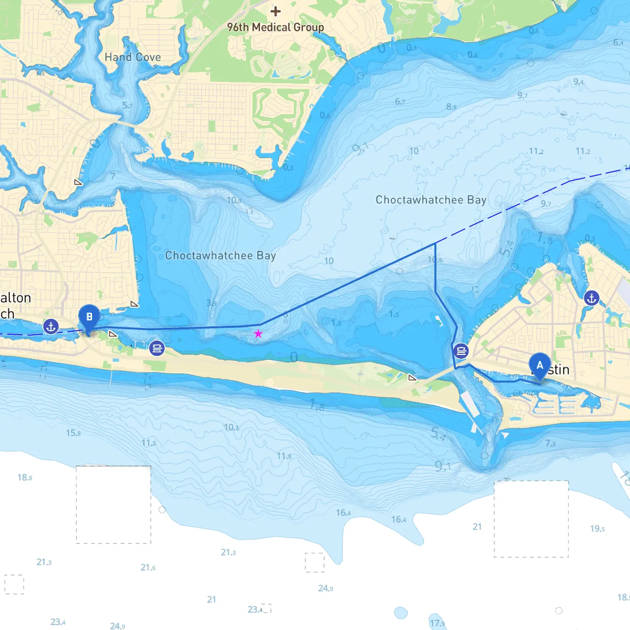 Destin to Okaloosa Island