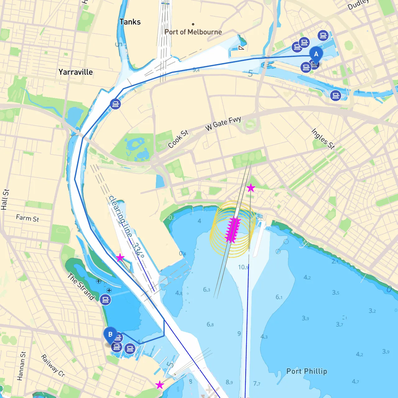 Docklands to Williamstown