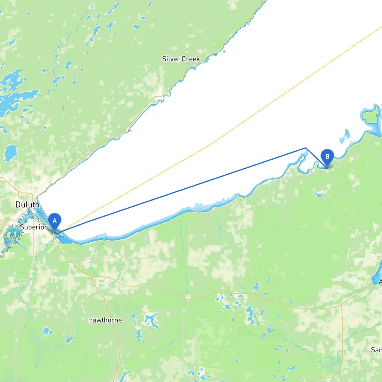 Duluth to Cornucopia