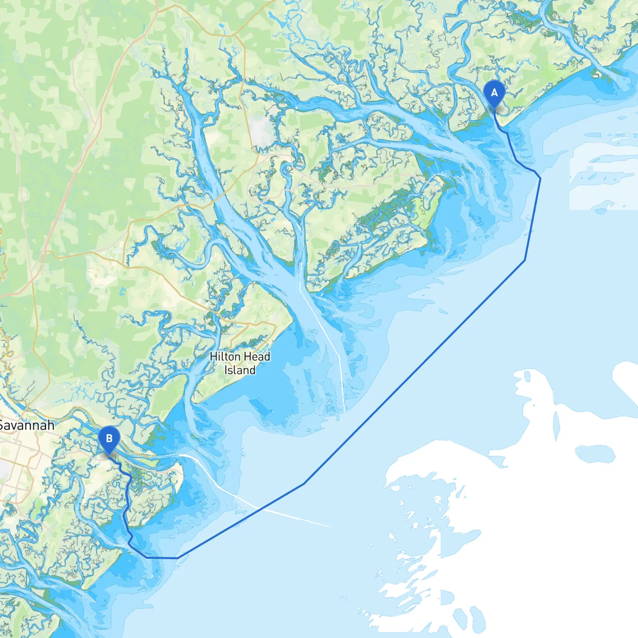 Edisto Beach to Savannah