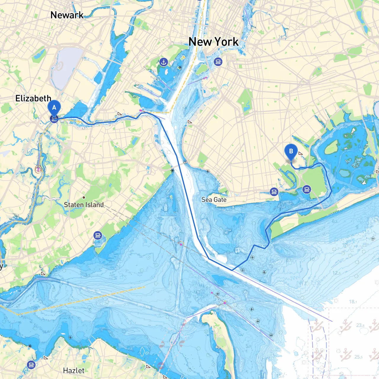 Elizabeth to Brooklyn